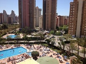 Höghus i Benidorm