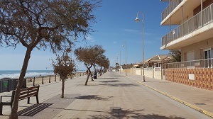 Strandpromenaden i Guardamar del Segura