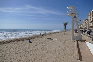 Strandpromenaden i Guardamar del Segura