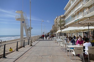 Strandpromenaden i Guardamar del Segura